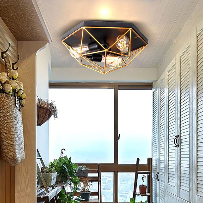 Plafoniera Da Soffitto Black Gold APP1094-3C