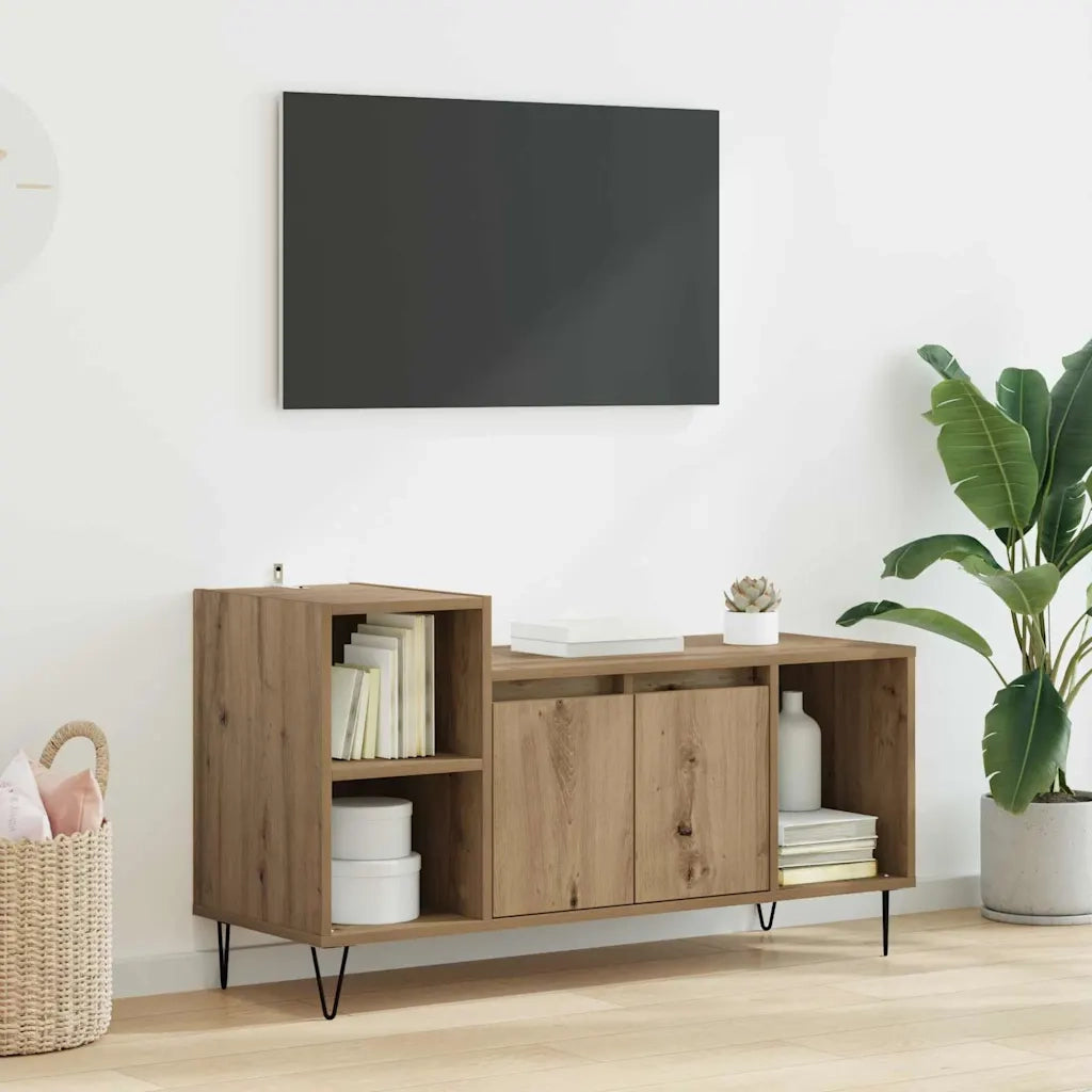 Mobile TV Rovere artigianale 100 x 35 x 55 cm Legno multistrato