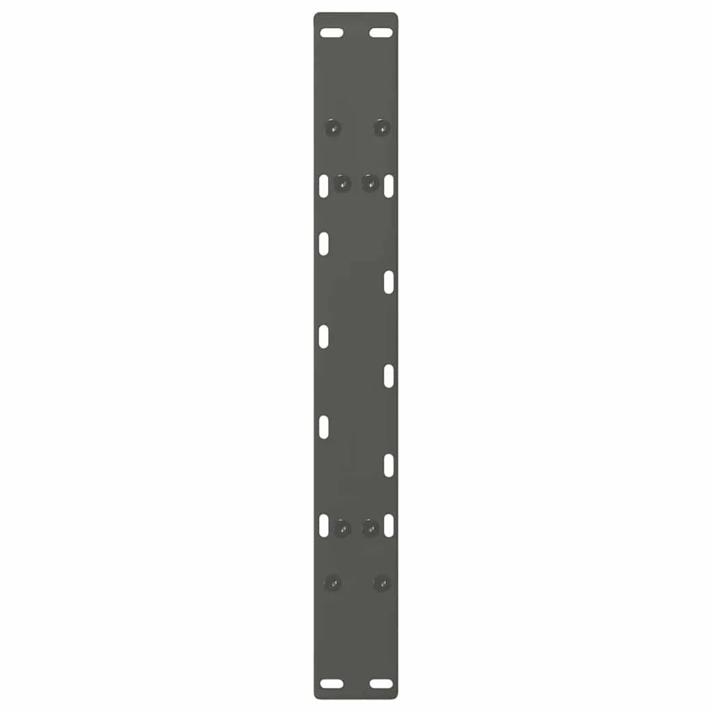Set di 2 gambe per tavolino da caffè a forma di A 60 x 42-43 cm con piedini regolabili design moderno acciaio antracite 02_0057118