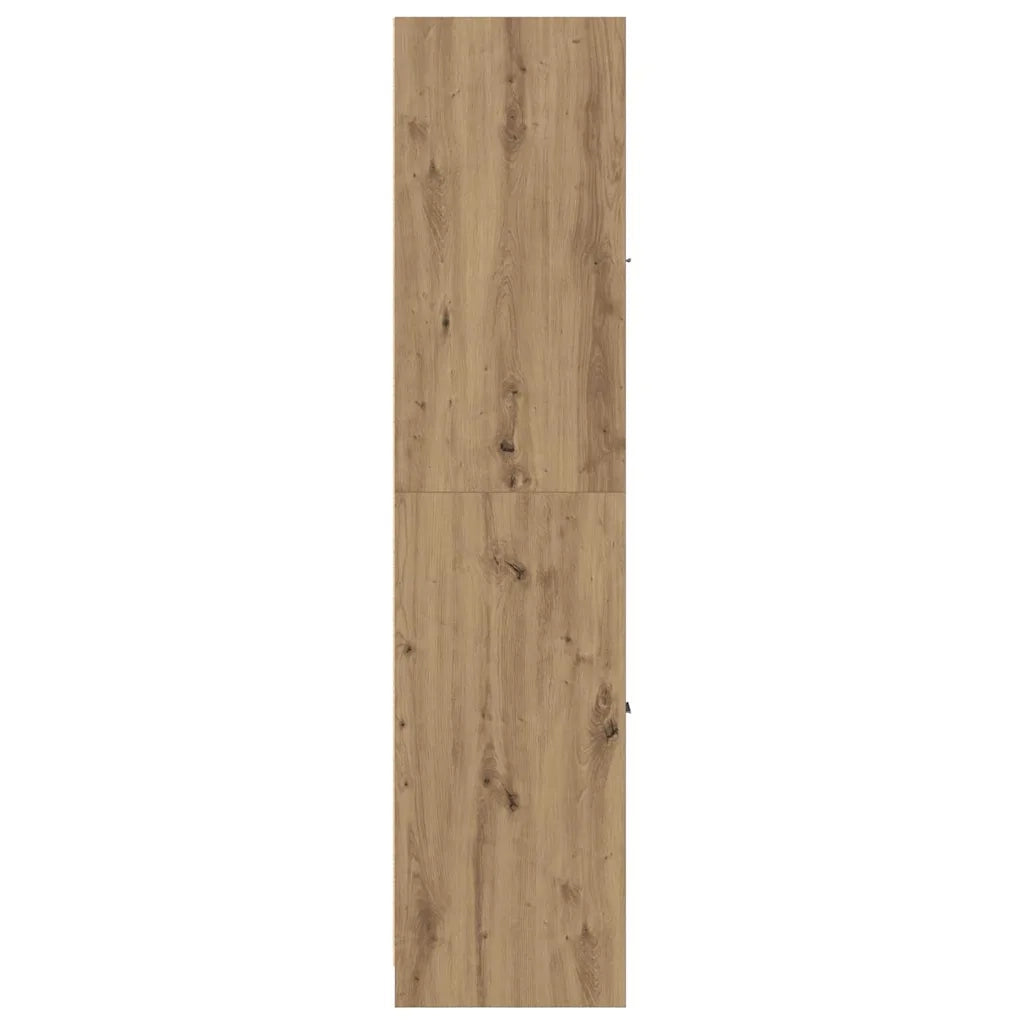 Armadietto da Farmacia Rovere 40x41x174,5 cm in Truciolato