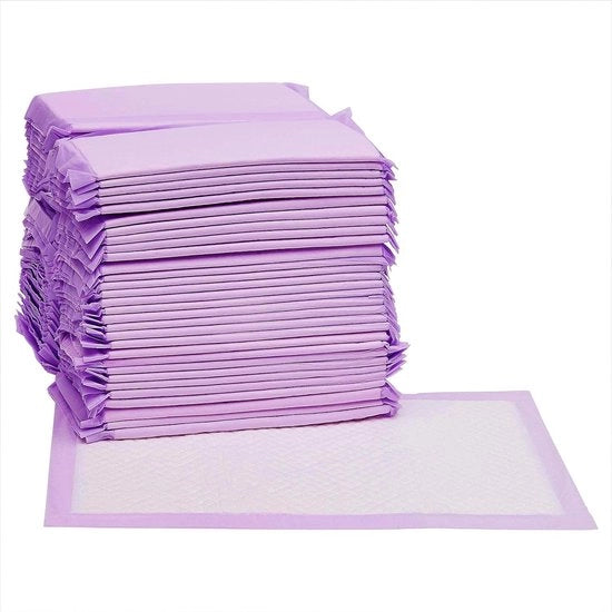 Sostituzione della base per gatto - superficie rapida assorbimento - inodore - set di 40 - blu e bianco