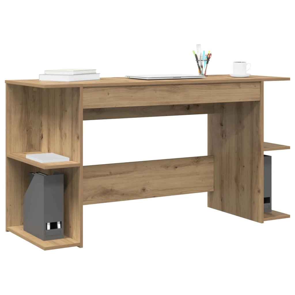 Scrivania rovere artigianale 140 x 50 x 75 cm Legno multistrato