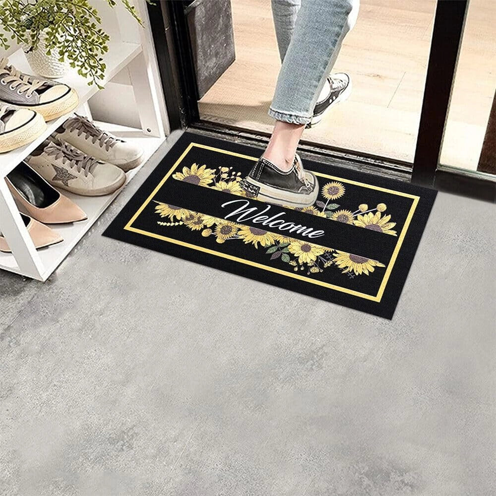 Zerbino Gomma Sostenibile 40X70 Antiscivolo Ingresso Interno Esterno Moderno Dis.K