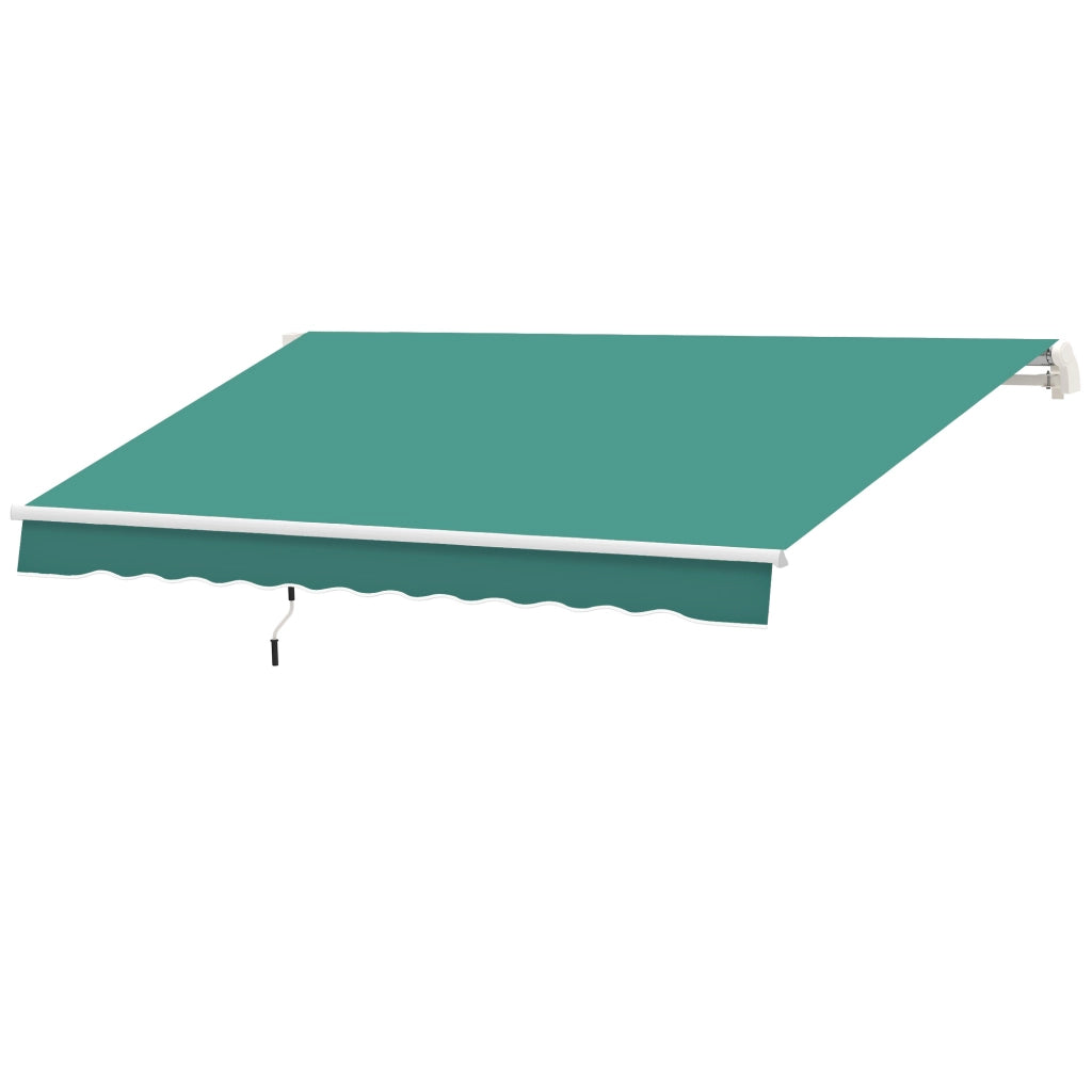 Toldo da Parete con Braccio Articolato ¨C Zephmum ¨C Verde 295x245 cm