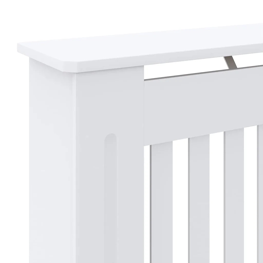 vidaXL Copertura per radiatori 2 pcs Bianco 78 x 19 x 81.5 cm