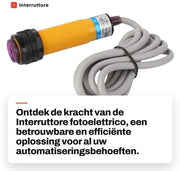 Schakelastraumentroppolettrico con sensore di movimento - sensore di luce per interni - schaltabellino con sensore di movimento - NPN NO - portata di rilevamento 10-30 cm