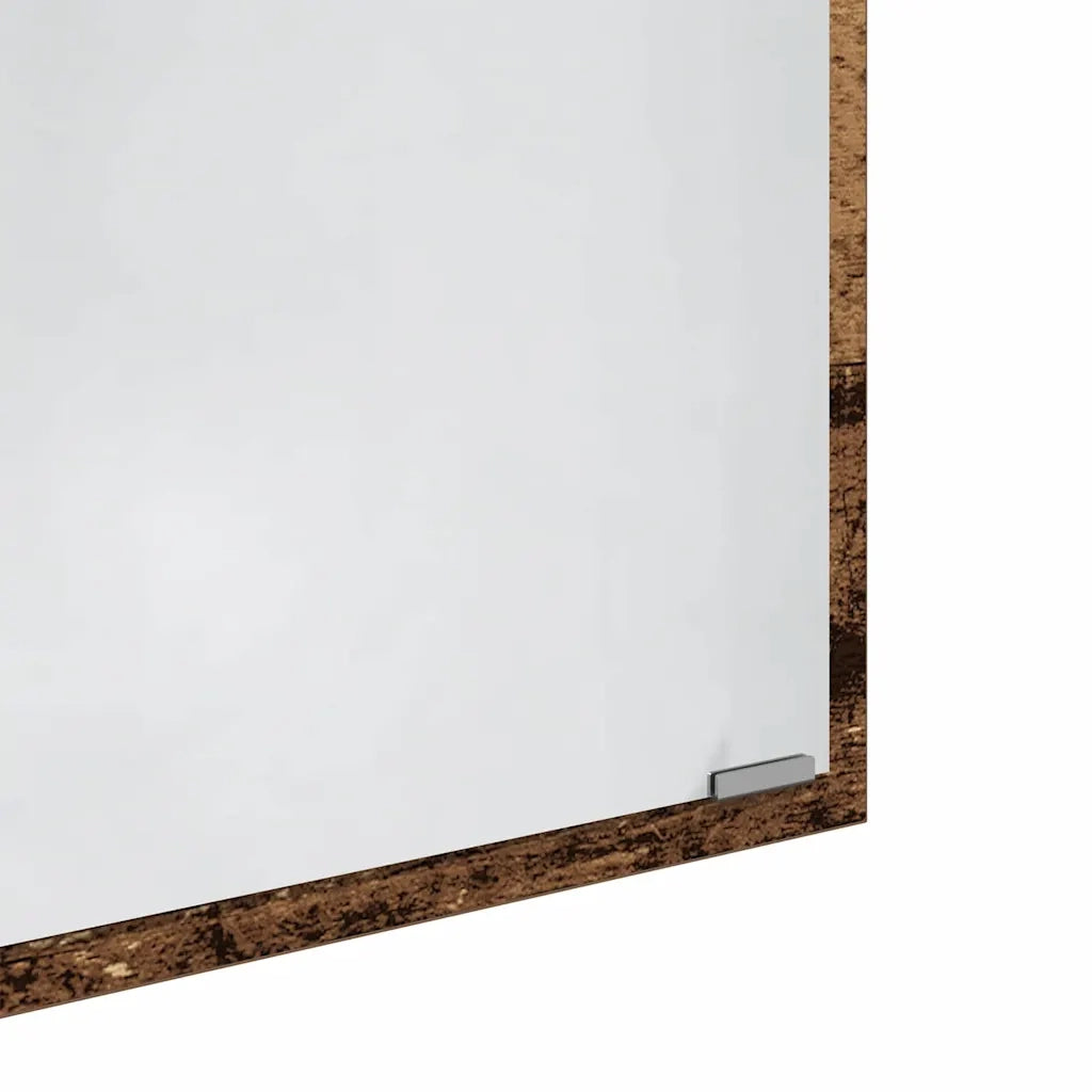 Specchio-Specchio per Bagno Legno vecchio 90 x 8,5 x 37 cm Legno multistrato