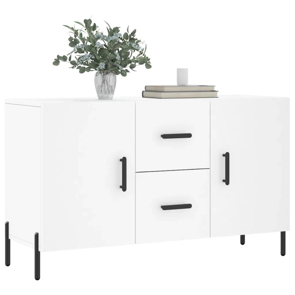 Credenza | Madia | Buffet da pranzo | Armadio da pranzo Bianca 100x36x60 cm in Legno Multistrato