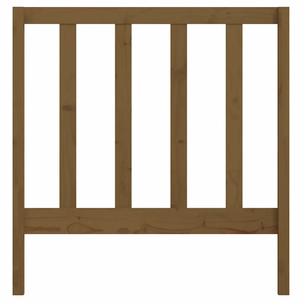 Testiera per Letto Ambra 95x4x100 cm in Legno Massello di Pino 822240