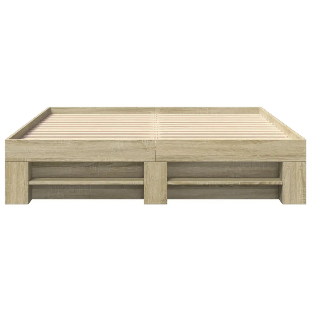 Giroletto senza Materasso Rovere Sonoma 160x200cm in Truciolato 3295459