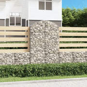 Cesto Gabbione ad Arco 100x30x160/180 cm Ferro Zincatocod mxl 129184