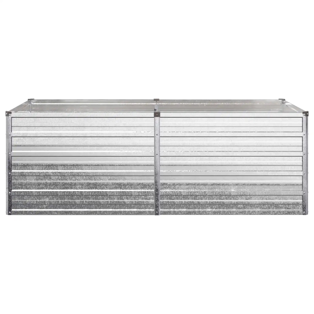 Letto rialzato da giardino Argento 160 x 80 x 55 cm 8006401