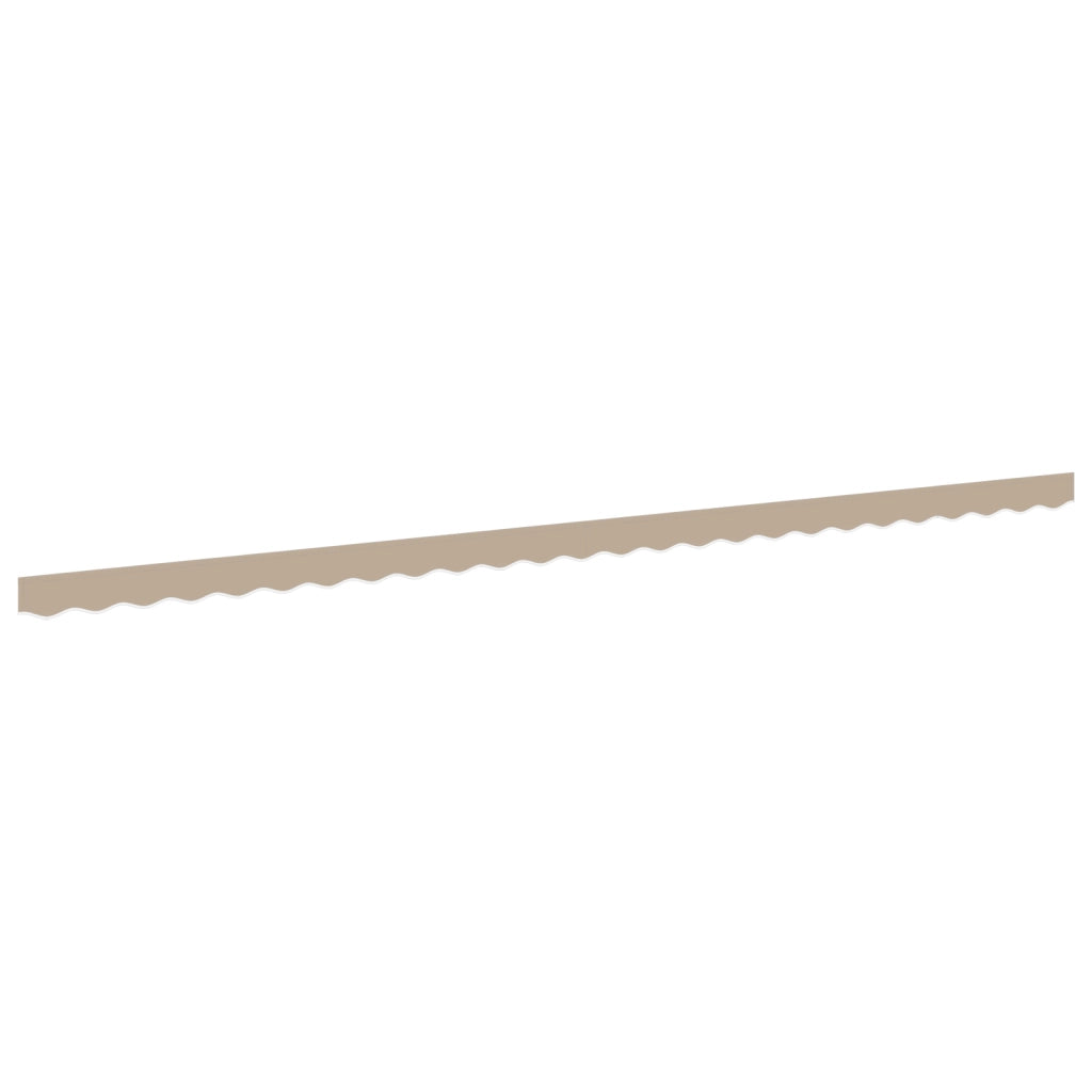 Tenda Valance per struttura 6 m Beige 5,8x0,2 m