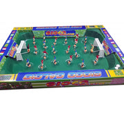 Trade Shop - Box Calcio Rete Giocatori A Molla Tipo Calcio Balilla Biliardo Tavolo Giocattolo -