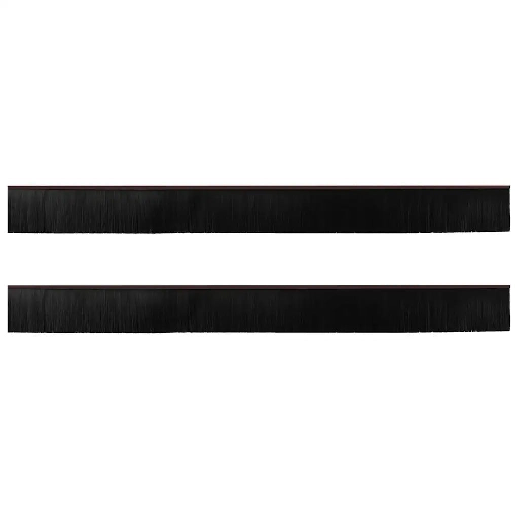 Spazzole per porte a vite 2 pcs Marrone 100 cm 42019452