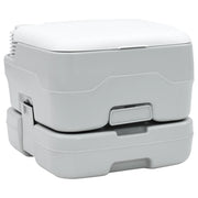 Toilette Portatile  Grigia e Bianca in Plastica 10 L