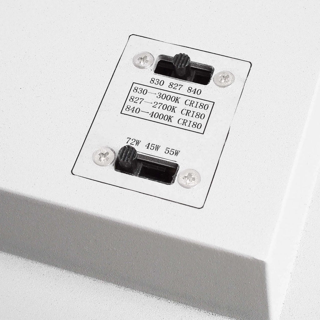 DRACONIS FARETTO TRACK LED CCT 72W BINARIO TRIFASE 3IN1 DIMMERABILE TRAMITE SELETTORE 3 TEMPERATURE DI LUCE 230V BIANCO