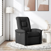 Divano Sedia-Poltrona Reclinabile in Tessuto Nero 611463