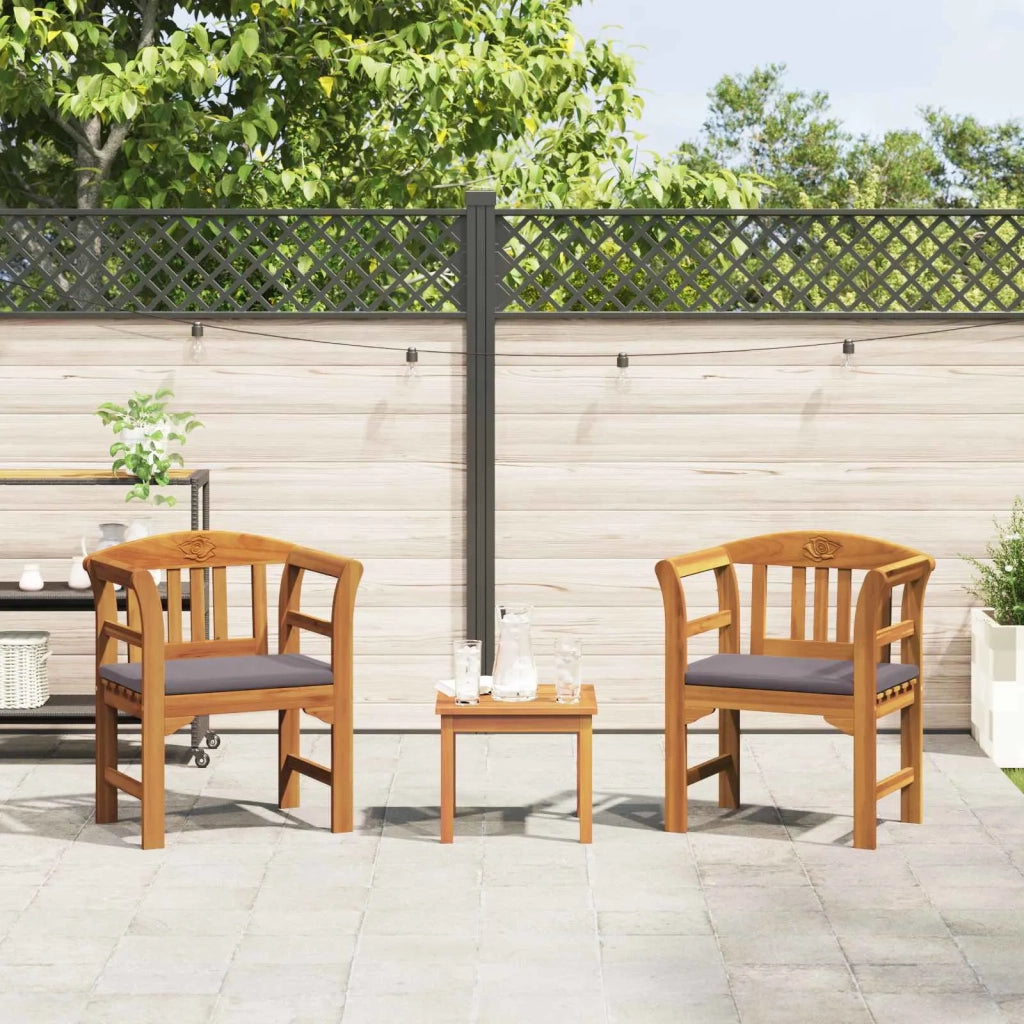 Set da giardino con divano a rosa con cuscino 3 pz | Set Salotto da Giardino