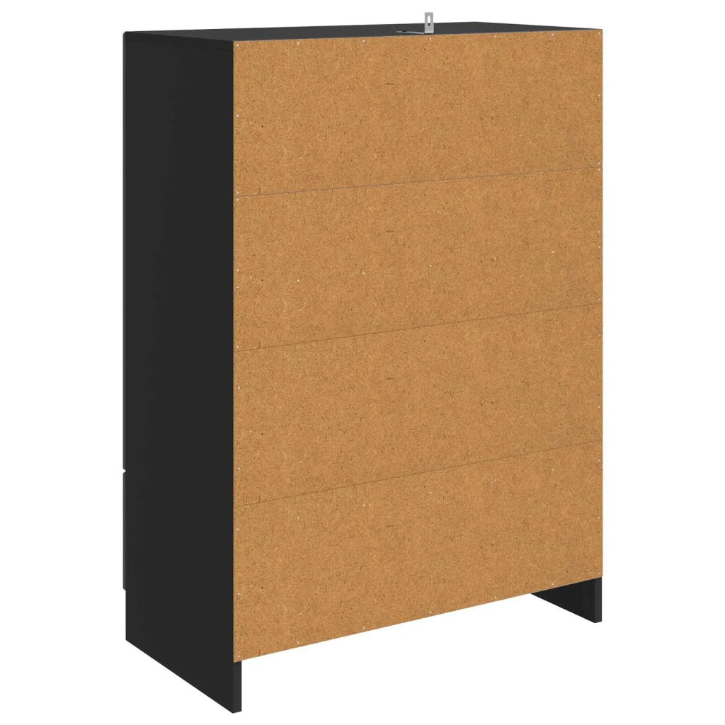 Credenza Nero 66 x 34,5 x 92 cm Legno ingegnerizzato 895816