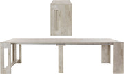 Consolle Allungabile 51/300x90x77 cm Pratika Cemento Bronx