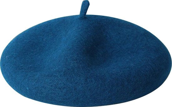 Baret per donna - Ondevolesso cappello quadrato caldo - Adatto per circonferenza testa 56-59 cm - Con cinturino interno regolabile - Blu