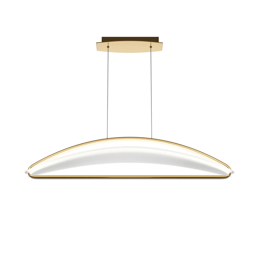 Maytoni Lampadario moderno Breeze 1 luce LED integrato ottone alluminio