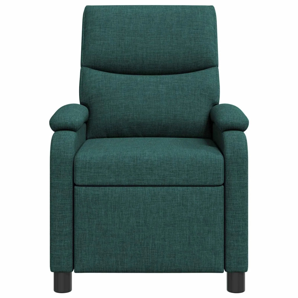 Divano Sedia-Poltrona Massaggiante Verde Scuro Tessuto 163899