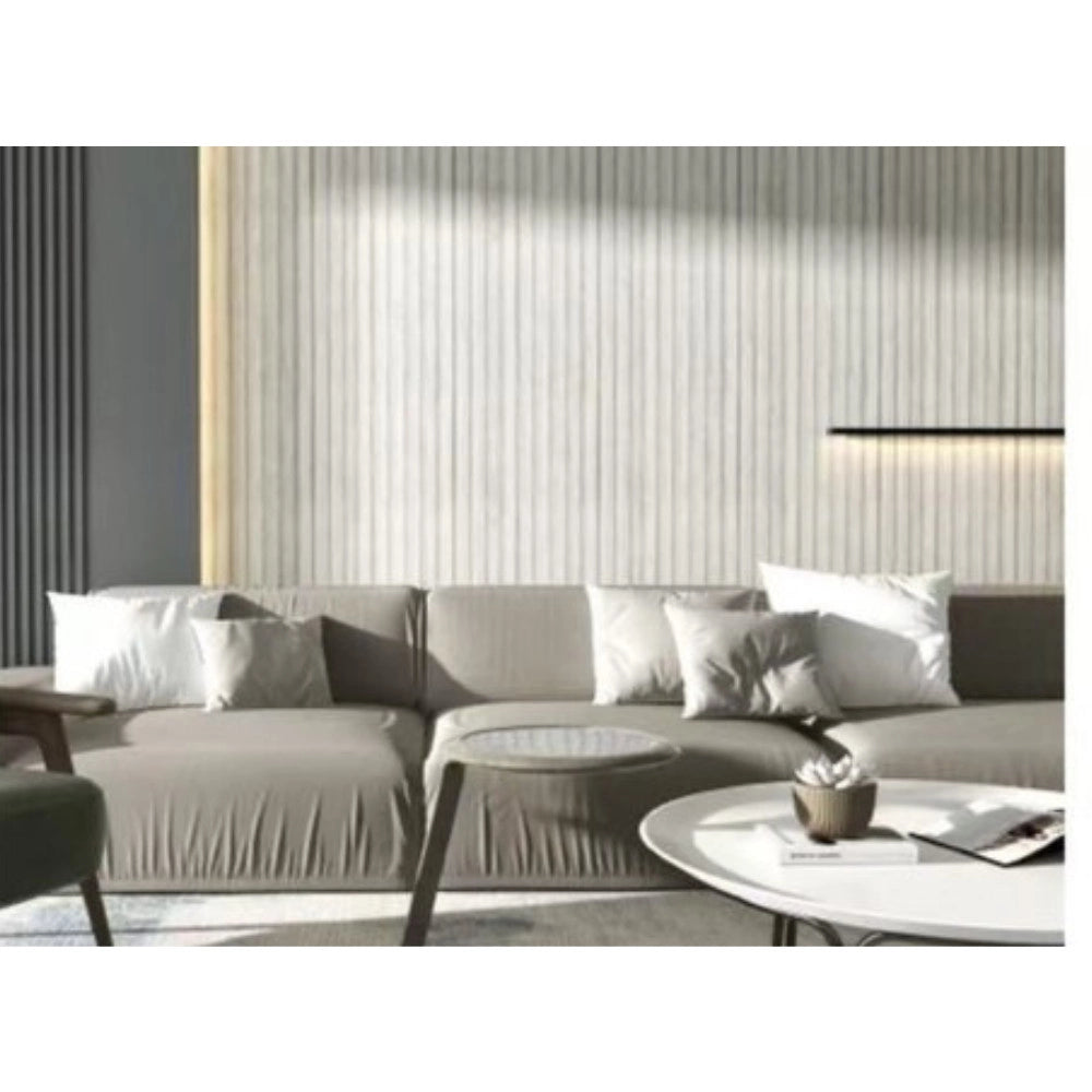 Trade Shop - Pannello Decorativo 3d In Ps Effetto Doghe 12x120x2900mm Rivestimento Parete -