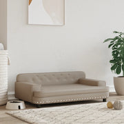 Lettino per Cani Cappuccino 90x53x30 cm in Similpellecod mxl 95231