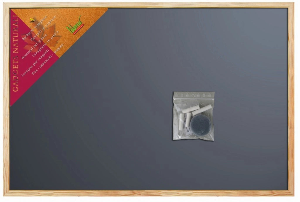 Lavagna Nera Con Cornice + Gesso E Cancell - Palomar