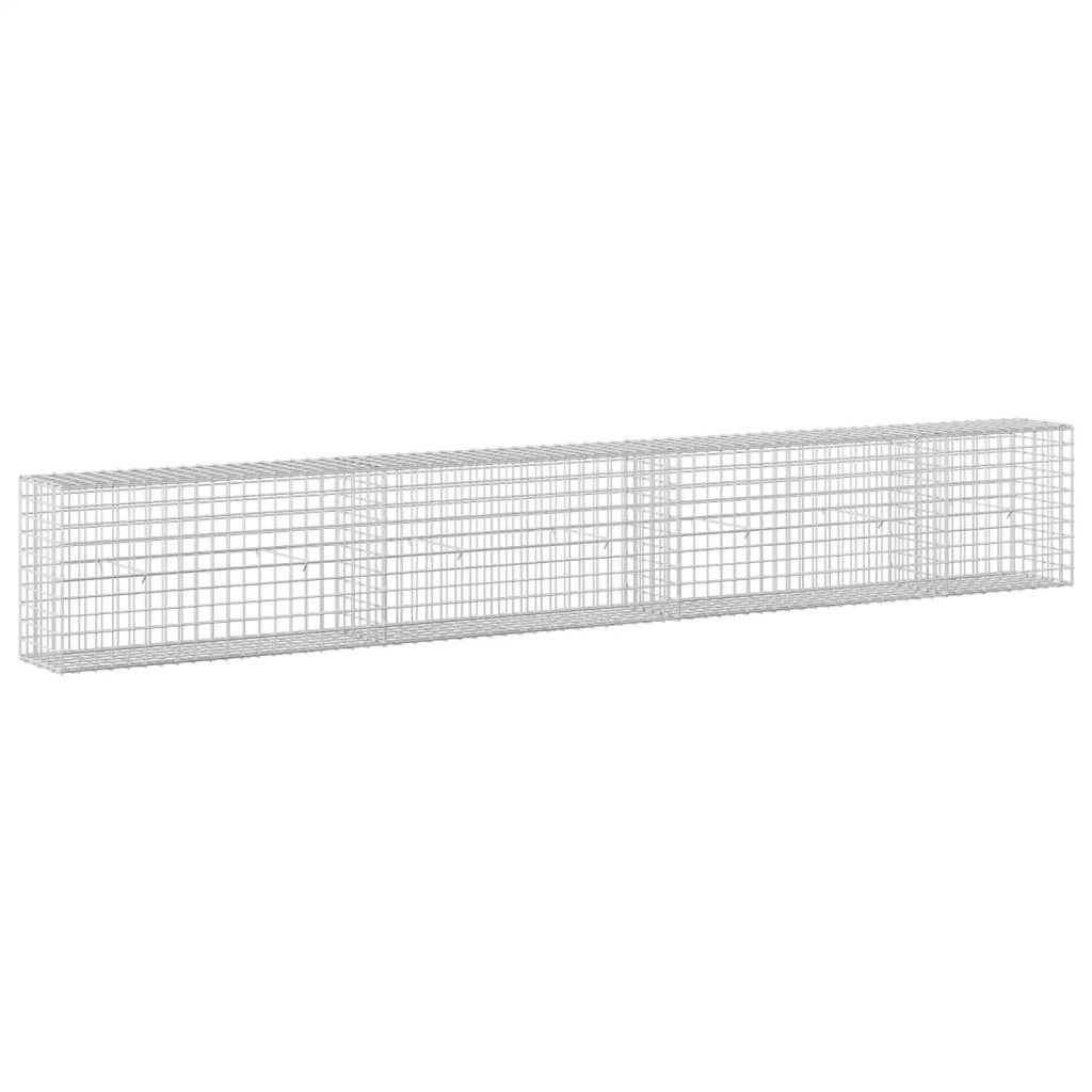 Gabione con filo da 5 mm e rete da 5x5 cm 350x30x50 cm 3464137