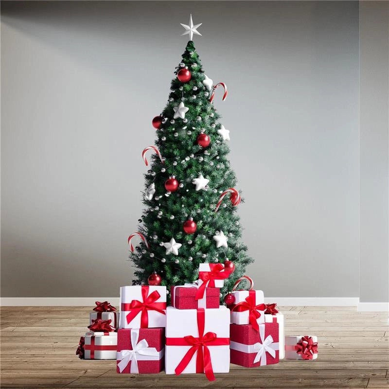 MAURY'S ALBERO DI NATALE EXTRA SLIM 210 CM VERDE USATO COME NUOVO