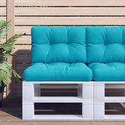 Cuscini per Pallet 2 pz Turchese in Tessuto 360688