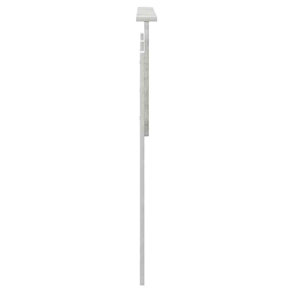 Testiera-Testata-Testiera Decorativa Grigio cemento 140 cm Legno multistrato 838069