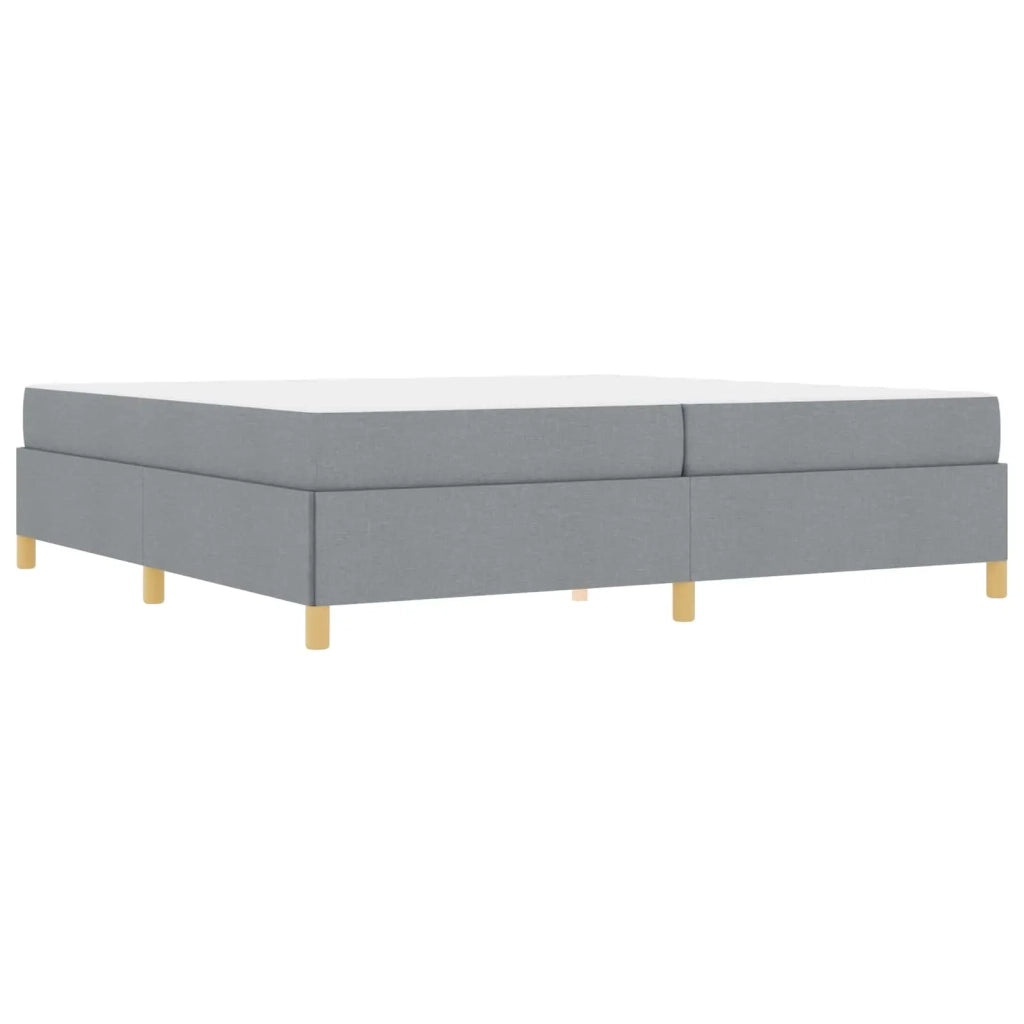 Struttura del letto Grigio chiaro 200 x 200 cm Tessuto 3398962