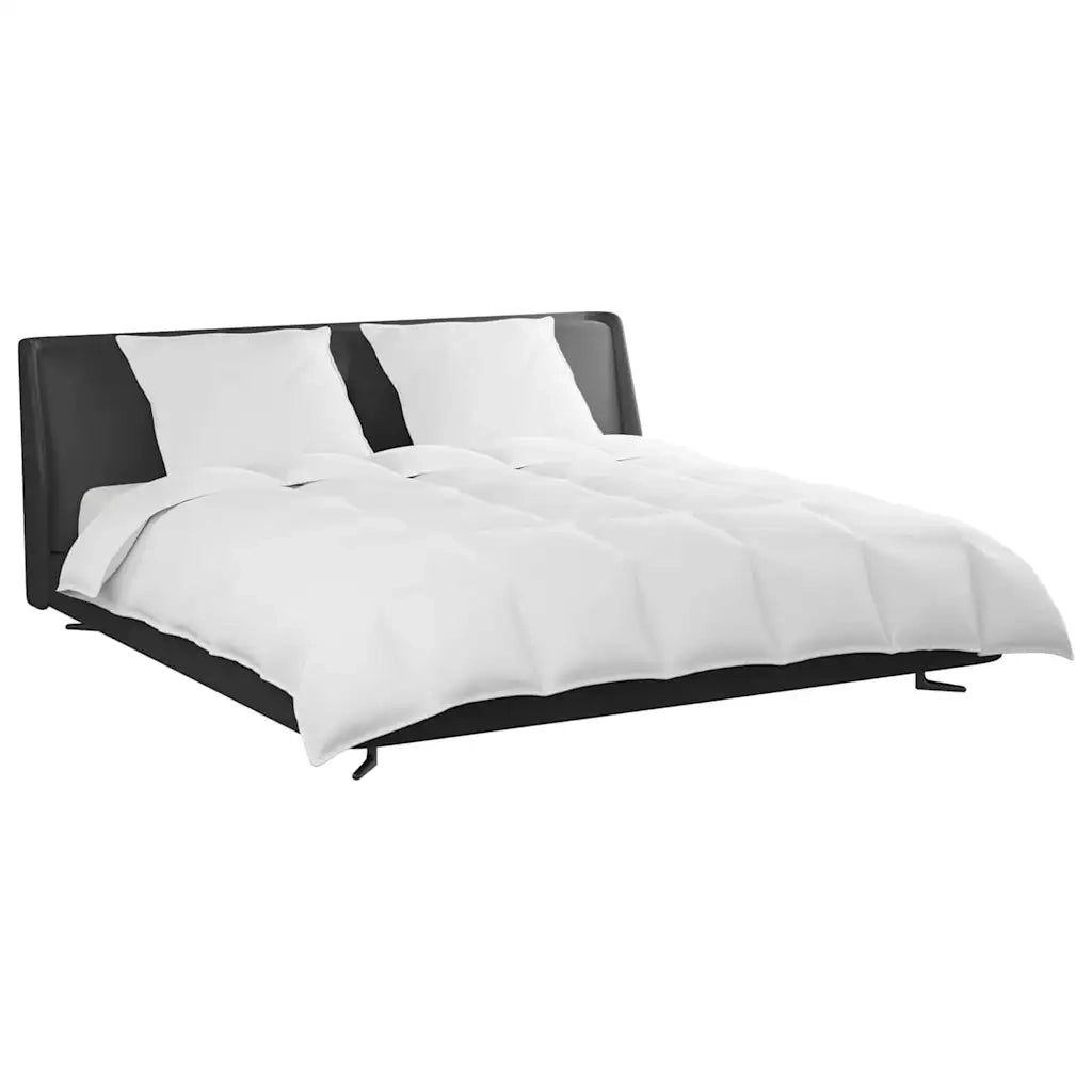 vidaXL Piumone Other con cuscino 3 pcs Bianco 240 x 220 cm Piume