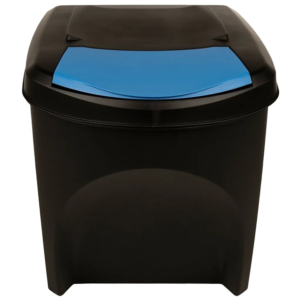 Cestini per Rifiuti Impilabili 4 pz Antracite 100 L CFW1212254