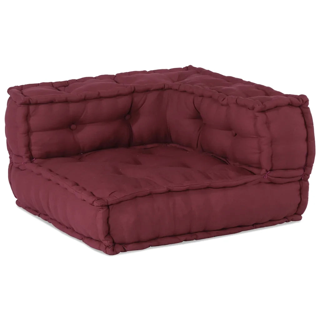 Divano Modulare a 2 Posti Marrone Rossiccio 140x70x36 in Tessuto 4019032