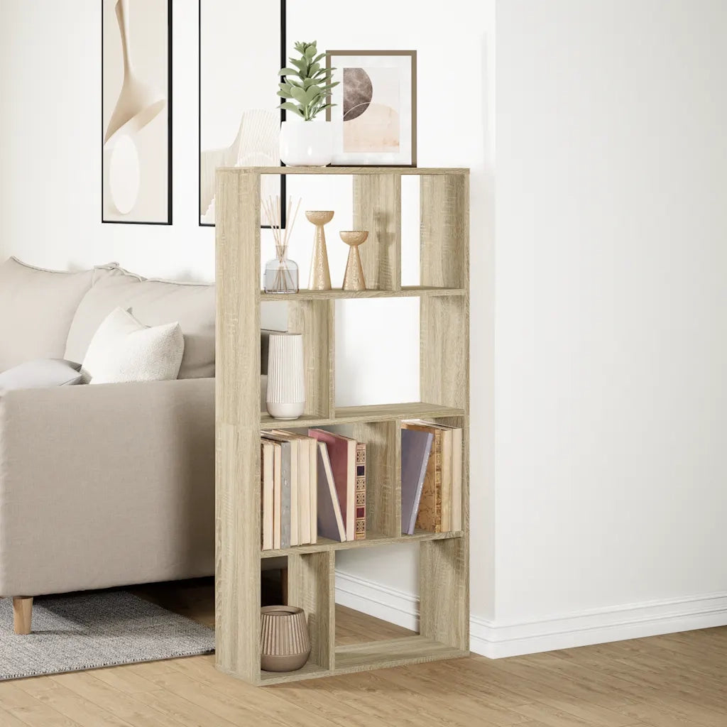 Libreria Rovere Sonoma 60x20x120,5 cm in Truciolato 858149