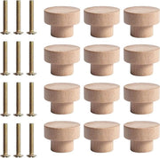 Maniglie in legno per cassetti, 12 pezzi, 35x26mm