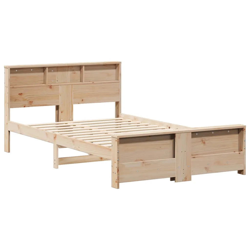 Struttura del letto-Giroletto Marrone 135 x 190 cm Legno multistrato