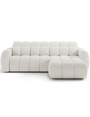 Divano angolare elettrico FANOTI 3 posti beige – angolo destro – versione 2