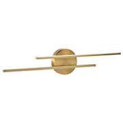 Lampada a LED per specchio/immagine Metallo oro Luce LED acrilica Lampada per specchio da bagno Design moderno e minimalista