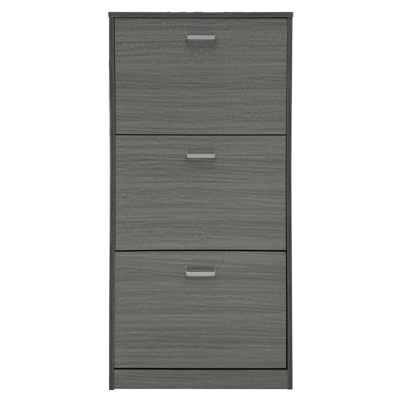 Scarpiera 3 Ante In Colore Grigio Legno