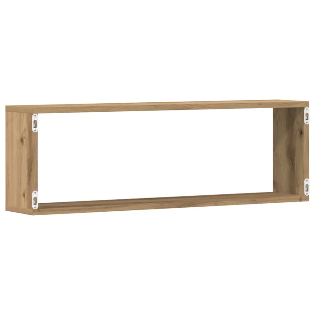 Scaffali da parete 4 pcs Rovere Artigianale 80 x 15 x 26 cm 862642