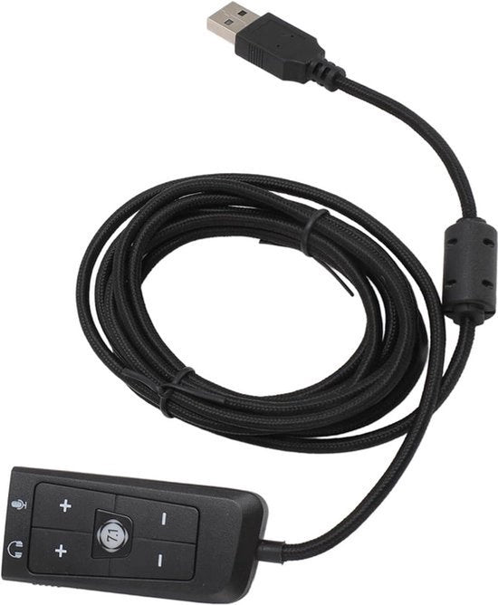 Adattatore di Carta Audio Sound con Controllo di Volume - Suono Surround Virtuale Immersivo - Design con Indicatore LED - Funzione Plug and Play per Kingston Cloud II -Compatibilità USB