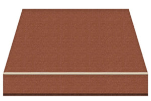 Tenda da Sole a Bracci Estensibili a Scomparsa Totale Tempotest Para' - Colore Marrone 18 - Largh. 3,90 x Sporgenza 2,85 - Att. Par. Arg. DX