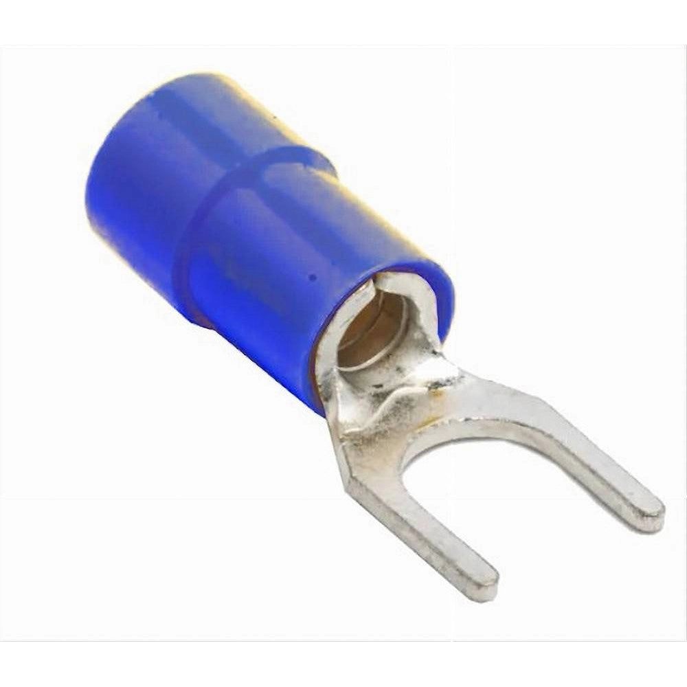 Trade Shop - Set 100pz Capicorda A Forcella A Crimpare Per Cavi 2.5 - 4mm² Isolato M4 Sv3.5-4 -