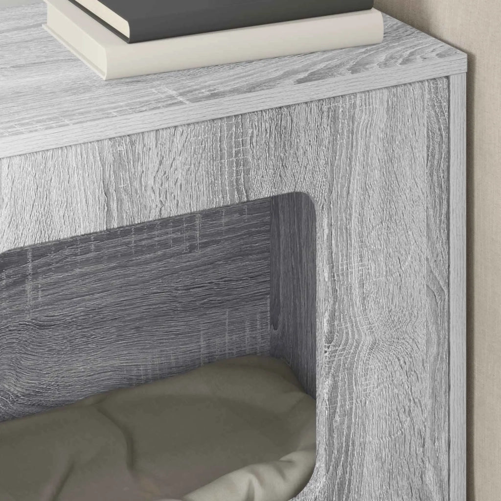 Casa per Gatti Grigio Sonoma 51 x 30 x 52 cm Legno multistrato CFW3678538